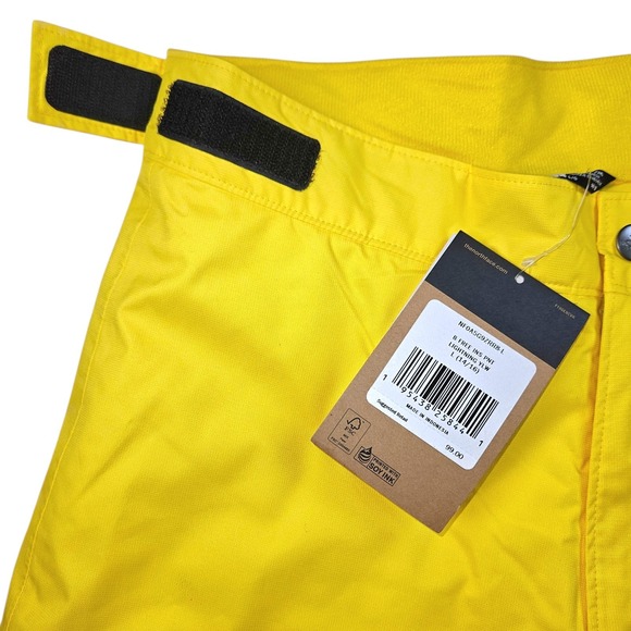 North Face Insulated Pants Snow Ski Yellow Adjustable Boys Youth Large 14 / 16 - Picture 6 of 16